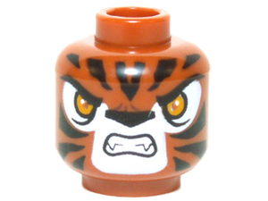 LEGO® los onderdeel Hoofd in kleur Donker Oranje 3626cpb1299