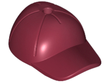 LEGO® los onderdeel Hoofddeksels in kleur Donkerrood 11303