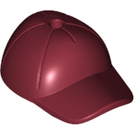 LEGO® los onderdeel Hoofddeksels in kleur Donkerrood 11303
