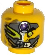 Plaatje in Gallery viewer laden, LEGO® los onderdeel Hoofd in kleur Geel 3626pb1315