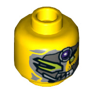 Plaatje in Gallery viewer laden, LEGO® los onderdeel Hoofd in kleur Geel 3626pb1315
