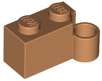 Plaatje in Gallery viewer laden, LEGO® los onderdeel Scharnier in kleur Medium Noga 3831