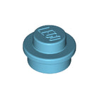 LEGO® los onderdeel Plaat Rond Medium Azuurblauw 4073