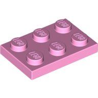 Plaatje in Gallery viewer laden, LEGO® los onderdeel Plaat Algemeen in kleur Fel Roze 3021