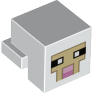 Plaatje in Gallery viewer laden, LEGO® onderdeel Dier Onderdelen met Motief Wit 19727pb013
