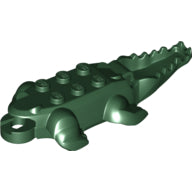 Plaatje in Gallery viewer laden, LEGO® los onderdeel Dier Onderdelen Donkergroen 18904