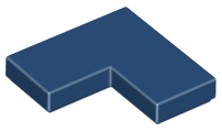 LEGO® los onderdeel Tegel Algemeen Donkerblauw 14719