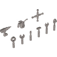 LEGO® los onderdeel Accessoire in kleur Zilver 11402
