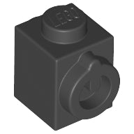 LEGO® los onderdeel Steen Aangepast in kleur Zwart 15411