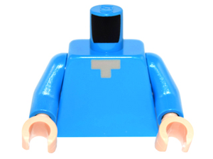 LEGO® Lijf met Motief Donker Azuurblauw 973pb1813c01