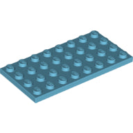 Plaatje in Gallery viewer laden, LEGO® los onderdeel Plaat Algemeen Medium Azuurblauw 3035