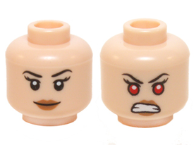 LEGO® los onderdeel Hoofd in kleur Lichte Noga 3626pb1227