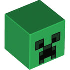 LEGO® los onderdeel Hoofd Aangepast Groen 19729pb003