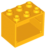 LEGO® los onderdeel Container Helder Licht Oranje 4532b