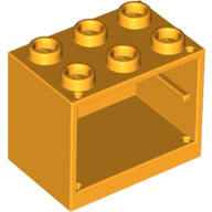 LEGO® los onderdeel Container Helder Licht Oranje 4532b