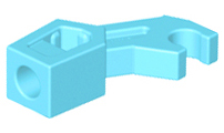 Plaatje in Gallery viewer laden, LEGO® los onderdeel Lijf Accessoire Medium Azuurblauw 98313
