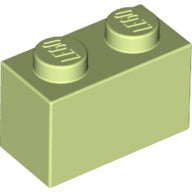 LEGO® los onderdeel Steen in kleur Geelachtig Groen 3004