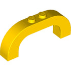 LEGO® los onderdeel Steen Boog in kleur Geel 6183