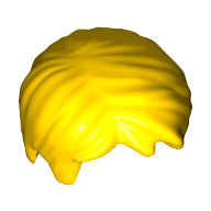 Plaatje in Gallery viewer laden, LEGO® los onderdeel Haar in kleur Geel 62810