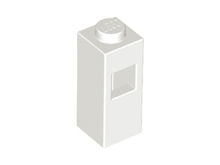 Plaatje in Gallery viewer laden, LEGO® los onderdeel Steen Aangepast in kleur Wit 15444
