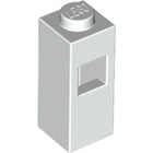 LEGO® los onderdeel Steen Aangepast in kleur Wit 15444