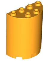 LEGO® los onderdeel Cilinder Helder Licht Oranje 6259