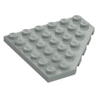 Plaatje in Gallery viewer laden, LEGO® los onderdeel Wig Plaat in kleur Lichtgrijs 6106