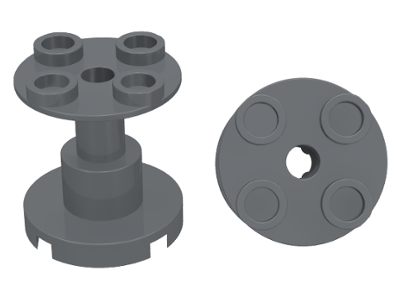 LEGO® onderdeel Steunpilaar Donker Blauwachtig Grijs 3940b
