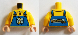 LEGO® los onderdeel Lijf met Motief Geel 973pb1870c01