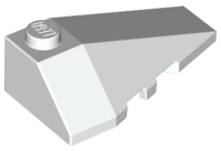 LEGO® los onderdeel Wig in kleur Wit 43711