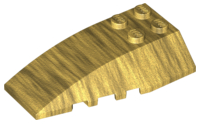 Plaatje in Gallery viewer laden, LEGO® los onderdeel Wig in kleur Parel Goud 43712