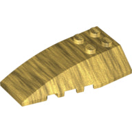 LEGO® los onderdeel Wig in kleur Parel Goud 43712