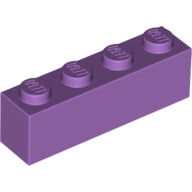 Plaatje in Gallery viewer laden, LEGO® los onderdeel Steen in kleur Medium Lavendel 3010