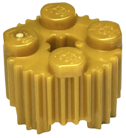 LEGO® los onderdeel Steen Rond in kleur Parel Goud 92947