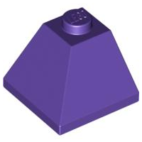 Plaatje in Gallery viewer laden, LEGO® los onderdeel Dakpan Algemeen Donkerpaars 3045
