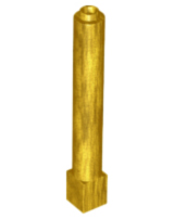 LEGO® los onderdeel Steunpilaar in kleur Parel Goud 43888