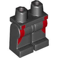 Plaatje in Gallery viewer laden, LEGO® los onderdeel Benen met Motief Zwart 970c00pb0405