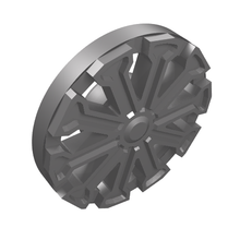 Plaatje in Gallery viewer laden, LEGO® los onderdeel Wiel Accessoire in kleur Zilver 18979a