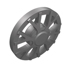 LEGO® los onderdeel Wiel Accessoire in kleur Zilver 18979b