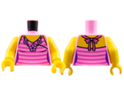 LEGO® los onderdeel Lijf met Motief Fel Roze 973pb1978c01