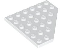 Plaatje in Gallery viewer laden, LEGO® los onderdeel Wig Plaat in kleur Wit 6106