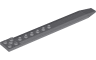Plaatje in Gallery viewer laden, LEGO® Plaat Aangepast Donker Blauwachtig Grijs 62743