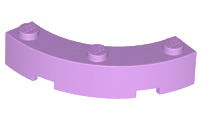 LEGO® los onderdeel Steen Rond Medium Lavendel 48092