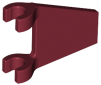 LEGO® los onderdeel Vlag in kleur Donkerrood 44676