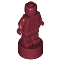 LEGO® los onderdeel Accessoire in kleur Donkerrood 90398
