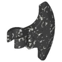 LEGO® los onderdeel Wapen Speckle Zwart-Zilver 53454