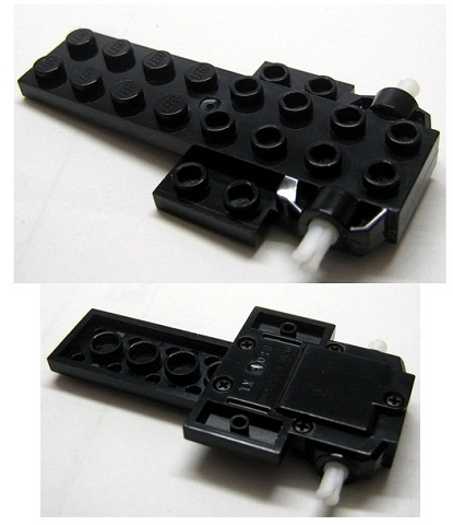LEGO® los onderdeel Niet-elektrische Motor Zwart 10039c01