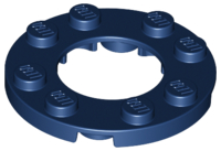 LEGO® los onderdeel Plaat Rond in kleur Donkerblauw 11833