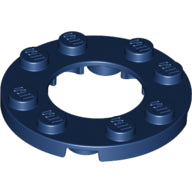 LEGO® los onderdeel Plaat Rond in kleur Donkerblauw 11833
