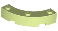 Plaatje in Gallery viewer laden, LEGO® los onderdeel Steen Rond Geelachtig Groen 48092